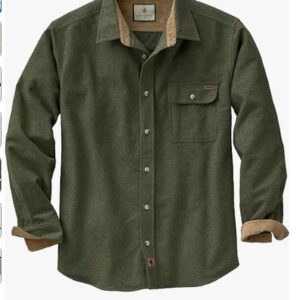 Legendary Whitetails Men’s Flannel Shirt Long Sleeve Button Down 100% Cotton